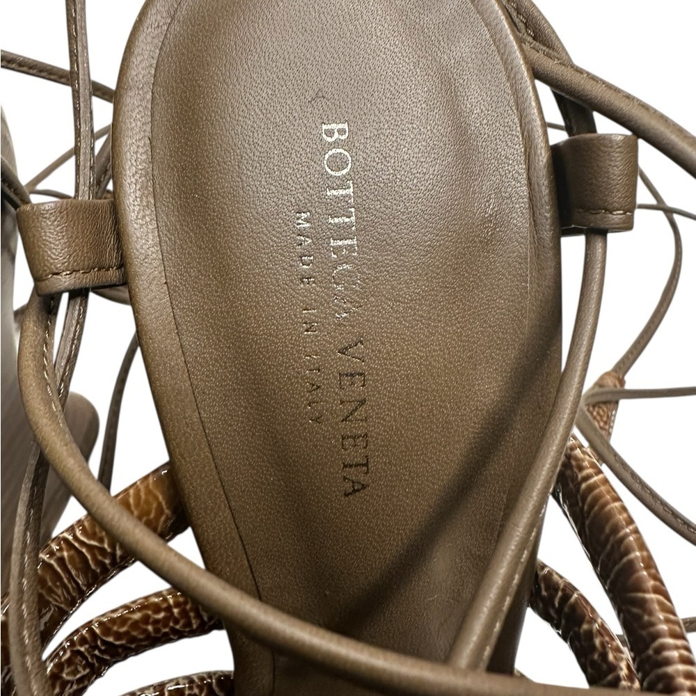 Bottega Veneta Brown Woven Women's Shoes size 6 - Picture 11 of 15